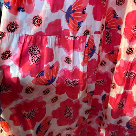 Chic Soul Floral Pink and Red Dress - Picture 5 of 5